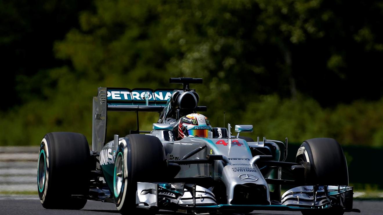 Lewis Hamilton (GBR) Mercedes AMG F1 W05. Formula One World Championship, Rd11, Hungarian Grand Prix, Qualifying, Hungaroring, Hungary. Saturday, 26 July 2014