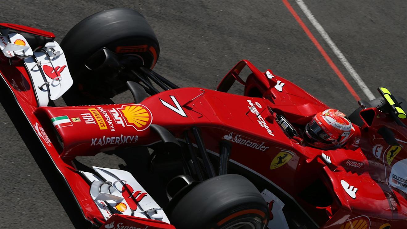 Kimi Raikkonen (FIN) Ferrari F14 T. Formula One World Championship, Rd9, British Grand Prix, Practice, Silverstone, England, Friday, 4 July 2014