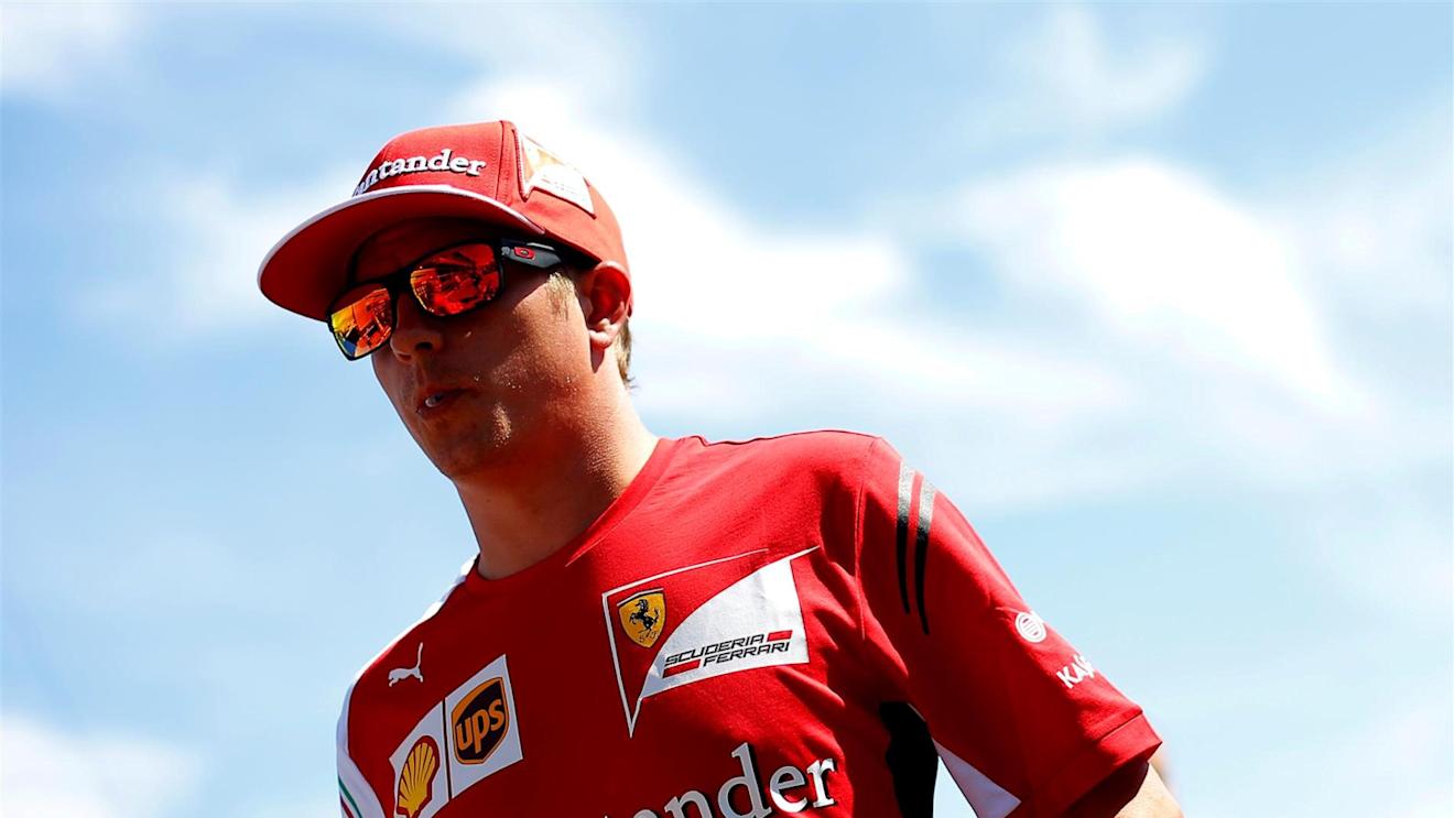 Kimi Raikkonen (FIN) Ferrari. Formula One World Championship, Rd10, German Grand Prix, Preparations, Hockenheim, Germany, Thursday, 17 July 2014