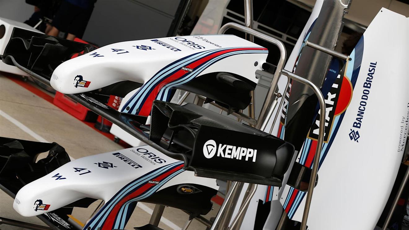 Williams FW36 nose and front wings. Formula One World Championship, Rd9, British Grand Prix, Preparations, Silverstone, England, Thursday, 3 July 2014. © Sutton Images