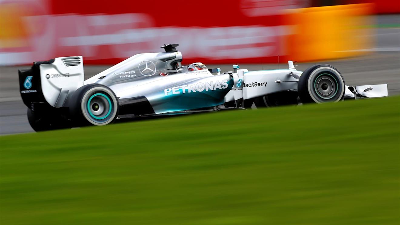 Lewis Hamilton (GBR) Mercedes AMG F1 W05. Formula One World Championship, Rd12, Belgian Grand Prix, Qualifying, Spa-Francorchamps, Belgium, Saturday, 23 August 2014. © Sutton Images