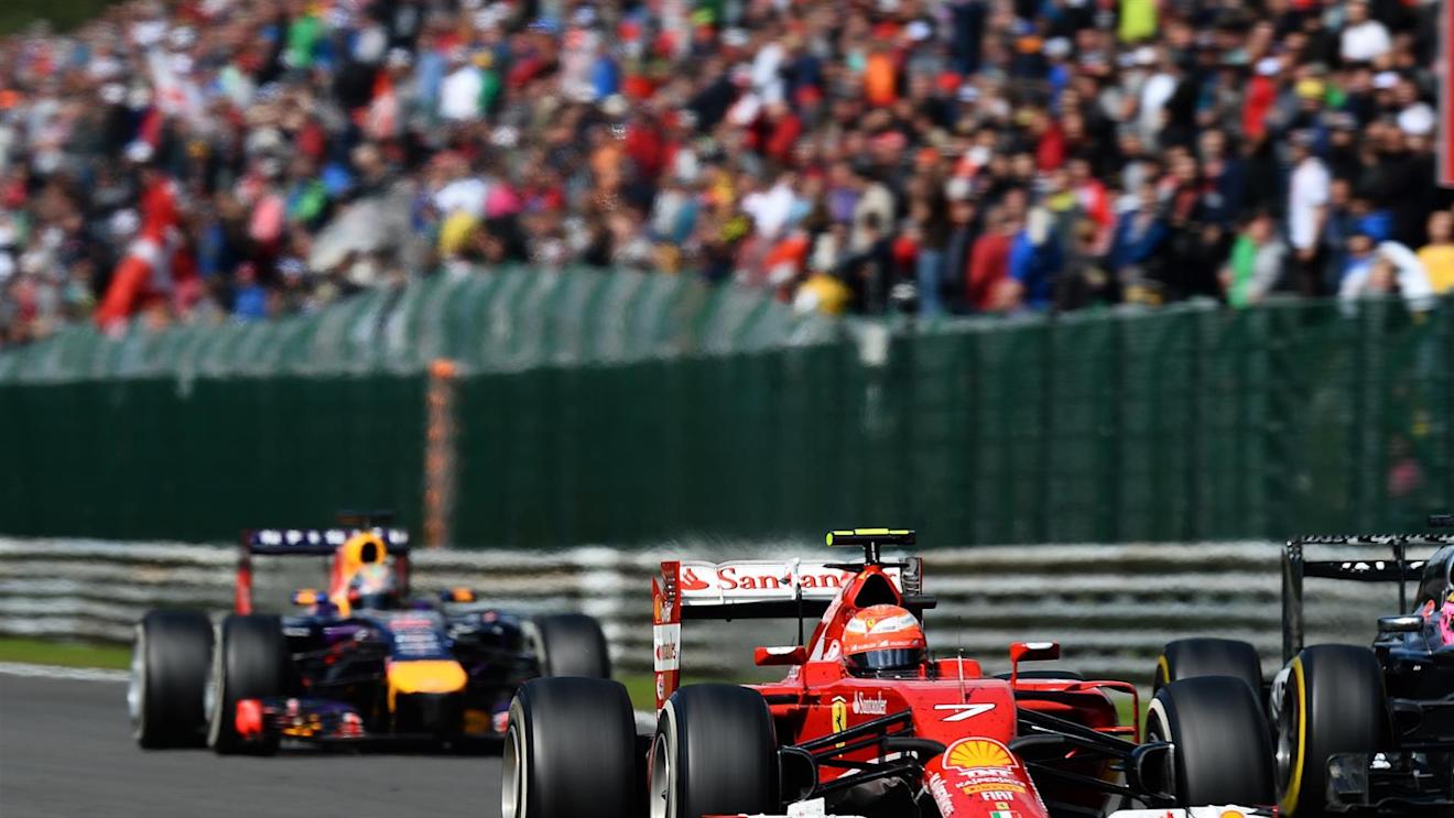 Kimi Raikkonen (FIN) Ferrari F14 T. Formula One World Championship, Rd12, Belgian Grand Prix, Race Day, Spa-Francorchamps, Belgium, Sunday, 24 August 2014. © Sutton Images