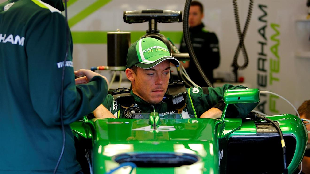 Andre Lotterer (GER) Caterham CT05 seat fitting. Formula One World Championship, Rd12, Belgian Grand Prix, Preparations, Spa-Francorchamps, Belgium, Thursday, 21 August 2014. © Sutton Images