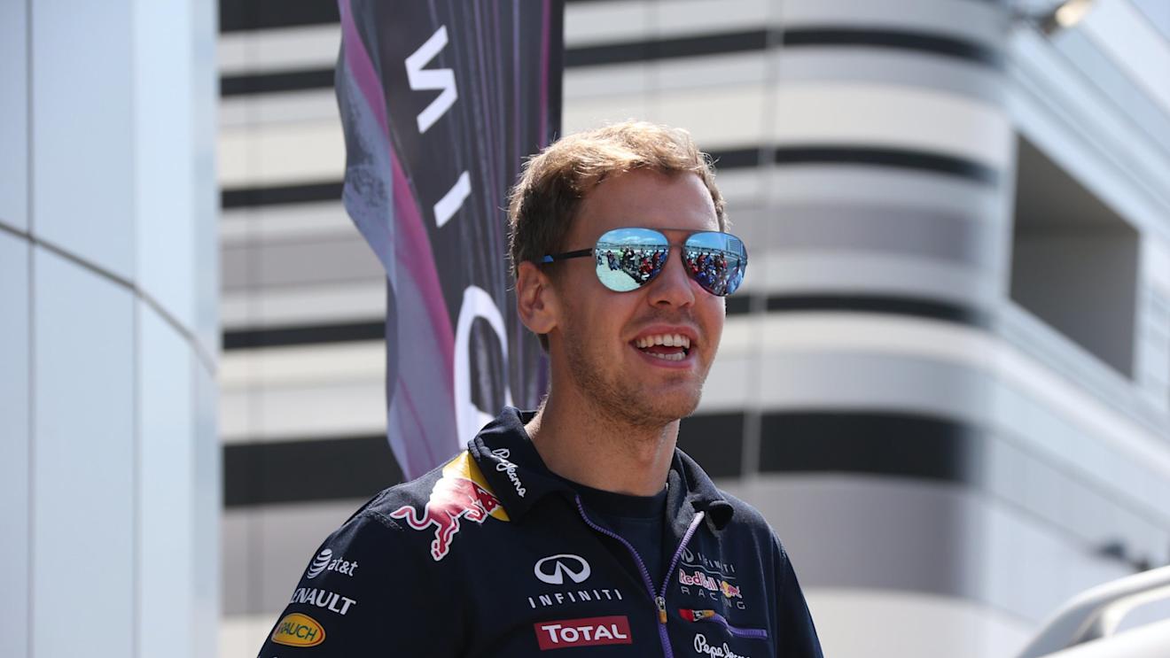 Sebastian Vettel became the first Formula One driver to sample the full Sochi Autodrom circuit in Russia. © Sochi Autodrom