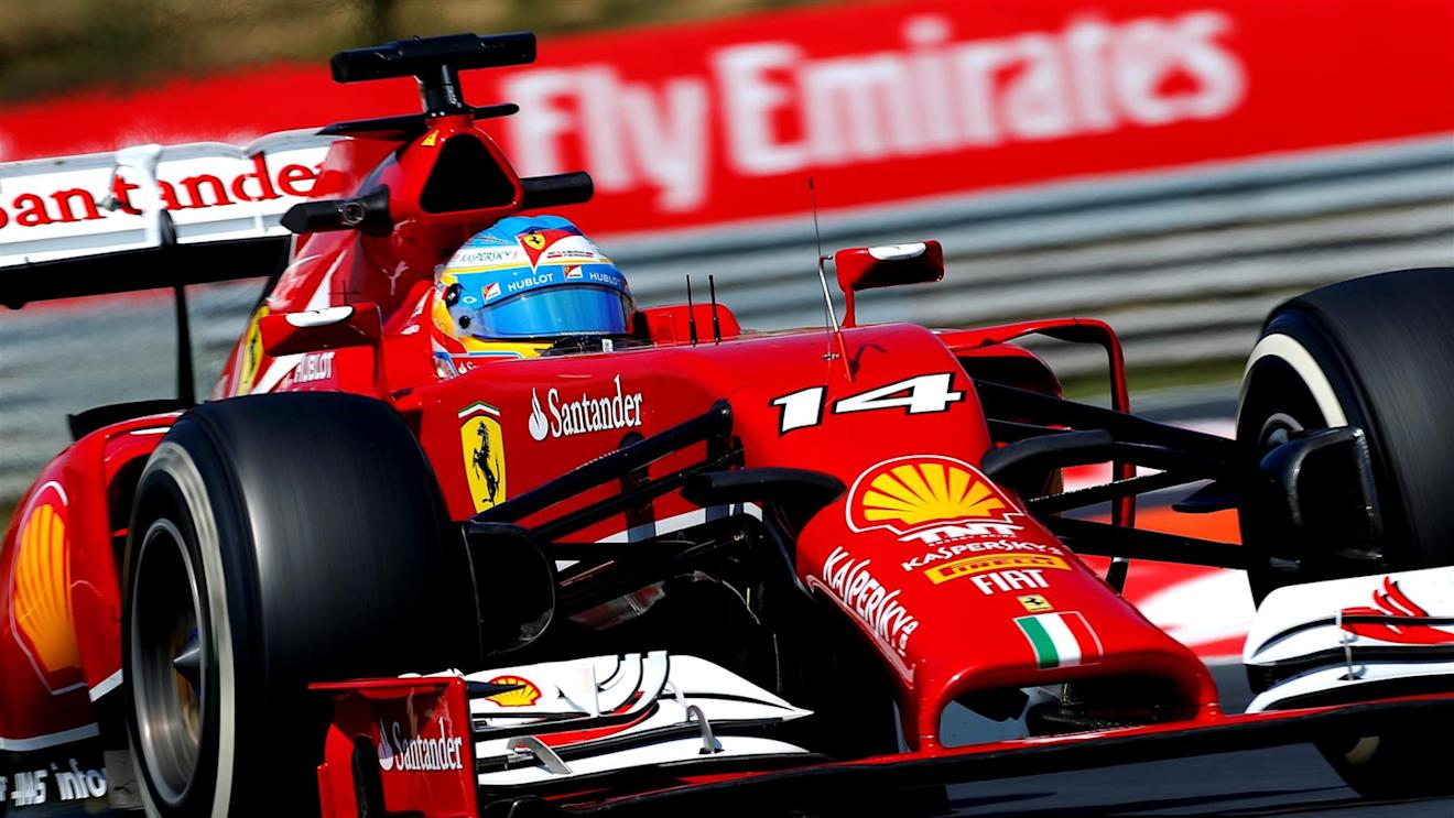 Fernando Alonso (ESP) Ferrari F14 T. Formula One World Championship, Rd11, Hungarian Grand Prix, Practice, Hungaroring, Hungary. Friday, 25 July 2014. © Sutton Images