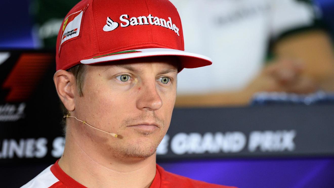 Kimi Raikkonen (FIN) Ferrari in the Press Conference. Formula One World Championship, Rd14, Singapore Grand Prix, Marina Bay Street Circuit, Singapore, Preparations, Thursday, 18 September 2014