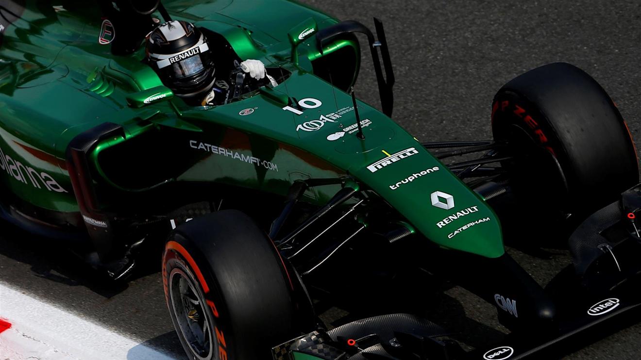 Kamui Kobayashi (JPN) Caterham CT04. Formula One World Championship, Rd13, Italian Grand Prix, Monza, Italy, Practice, Friday, 5 September 2014