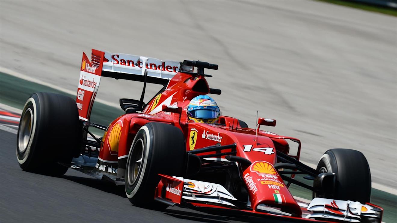 Fernando Alonso (ESP) Ferrari F14 T. Formula One World Championship, Rd11, Hungarian Grand Prix, Qualifying, Hungaroring, Hungary. Saturday, 26 July 2014