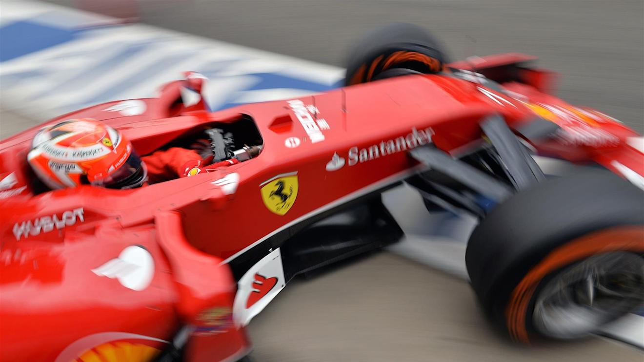 Kimi Raikkonen (FIN) Ferrari F14 T. Formula One World Championship, Rd13, Italian Grand Prix, Monza, Italy, Practice, Friday, 5 September 2014