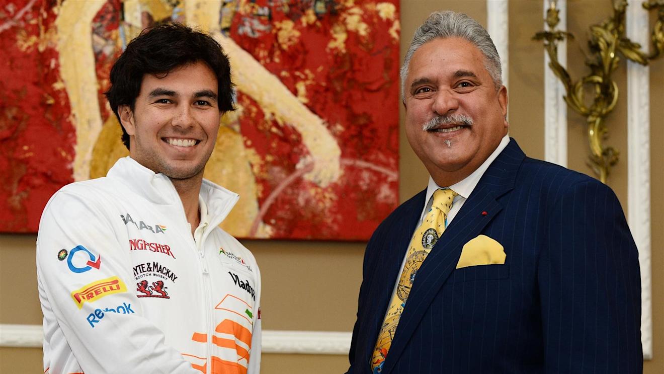 Sergio Perez (MEX) is announced as a Force India driver with Dr. Vijay Mallya (IND) Force India Formula One Team Owner. Sahara Force India Press Conference, Belgrave Square, London, Thursday, 12 December 2013