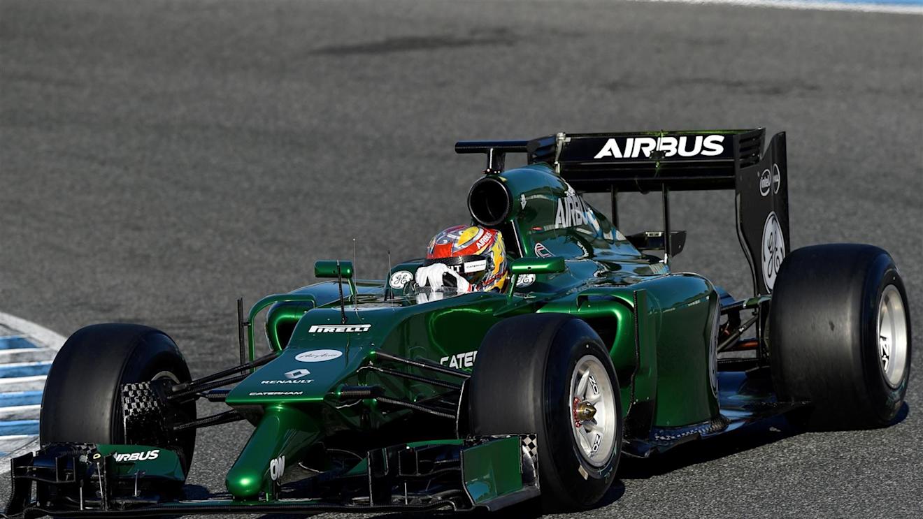 Robin Frijns (NDL) Caterham CT05. Formula One Testing, Jerez, Spain, Day Three, Thursday, 30 January 2014