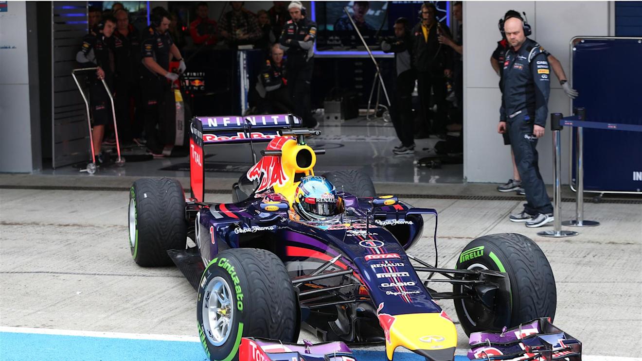 Sebastian Vettel (GER) Red Bull Racing RB10. Formula One Testing, Jerez, Spain, Day One, Tuesday, 28 January 2014