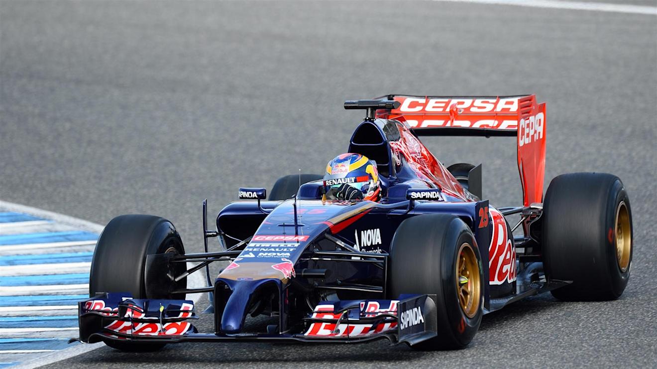 Jean-Eric Vergne (FRA) Scuderia Toro Rosso STR9. Formula One Testing, Jerez, Spain, Day One, Tuesday, 28 January 2014
