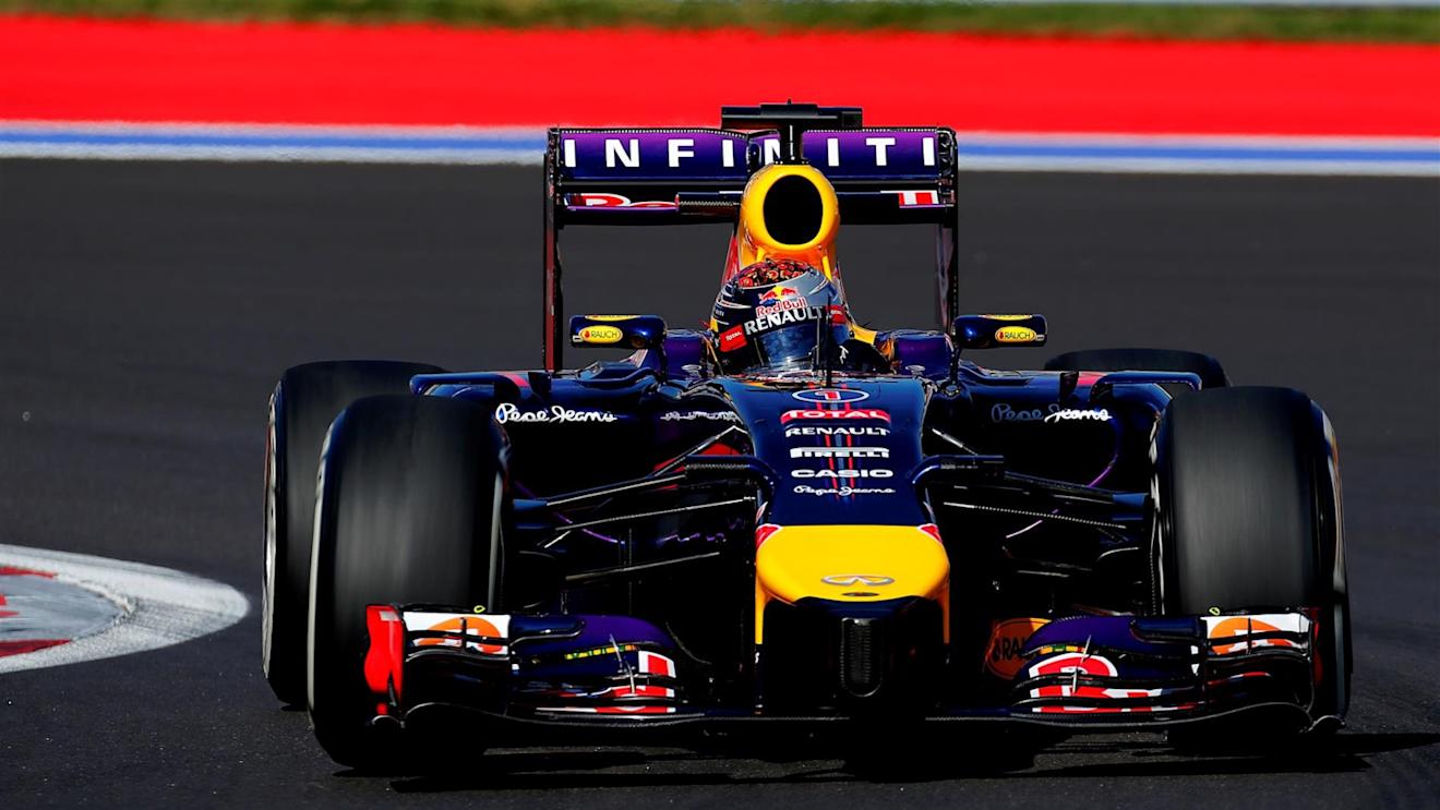 Sebastian Vettel (GER) Red Bull Racing RB10. Formula One World Championship, Rd16, Russian Grand Prix, Practice, Sochi Autodrom, Sochi, Krasnodar Krai, Russia, Friday, 10 October 2014
