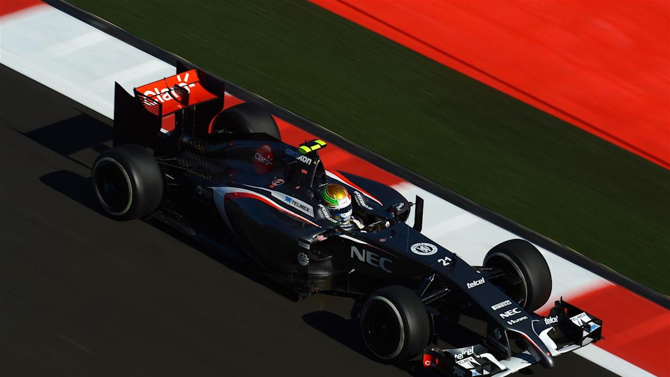 Esteban Gutierrez (MEX) Sauber C33. Formula One World Championship, Rd16, Russian Grand Prix, Practice, Sochi Autodrom, Sochi, Krasnodar Krai, Russia, Friday, 10 October 2014