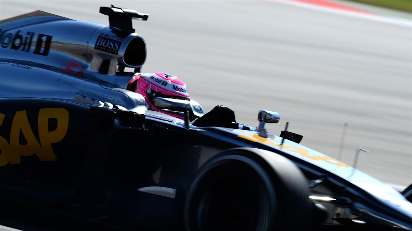 Jenson Button (GBR) McLaren MP4-29. Formula One World Championship, Rd17, United States Grand Prix, Qualifying, Austin, Texas, USA, Saturday, 1 November 2014