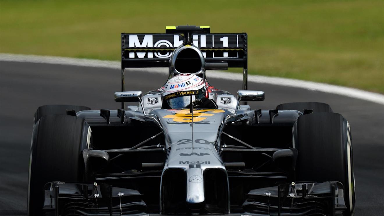 Kevin Magnussen (DEN) McLaren MP4-29. Formula One World Championship, Rd18, Brazilian Grand Prix, Practice, Sao Paulo, Brazil, Friday, 7 November 2014