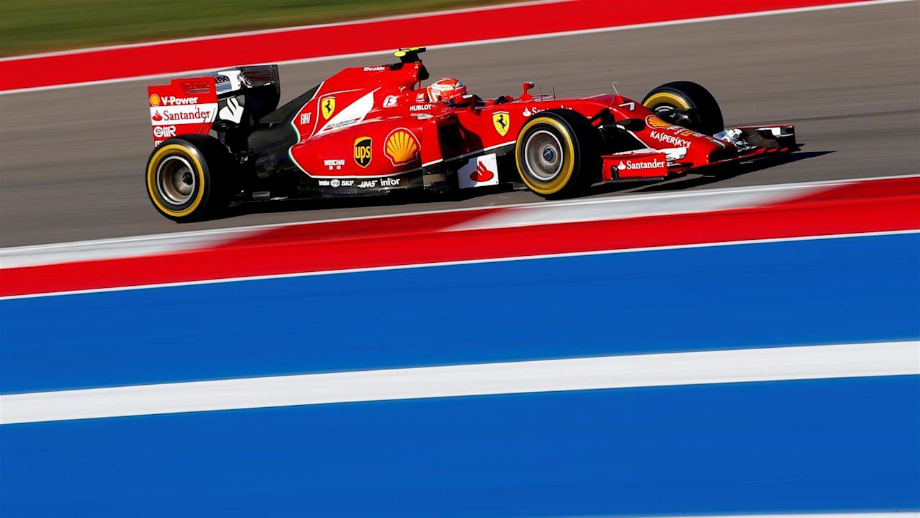 Kimi Raikkonen (FIN) Ferrari F14 T. Formula One World Championship, Rd17, United States Grand Prix, Qualifying, Austin, Texas, USA, Saturday, 1 November 2014