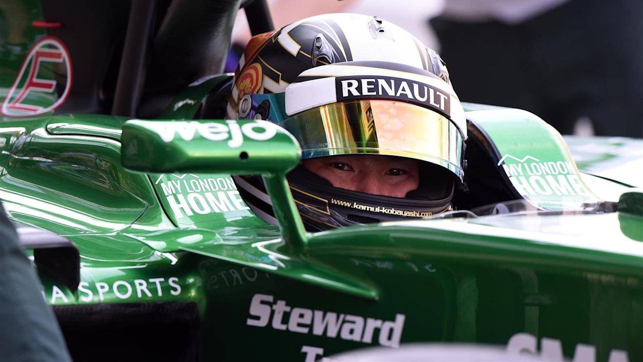 Kamui Kobayashi (JPN) Caterham CT05. Formula One World Championship, Rd19, Abu Dhabi Grand Prix, Practice, Yas Marina Circuit, Abu Dhabi, UAE, Friday, 21 November 2014
