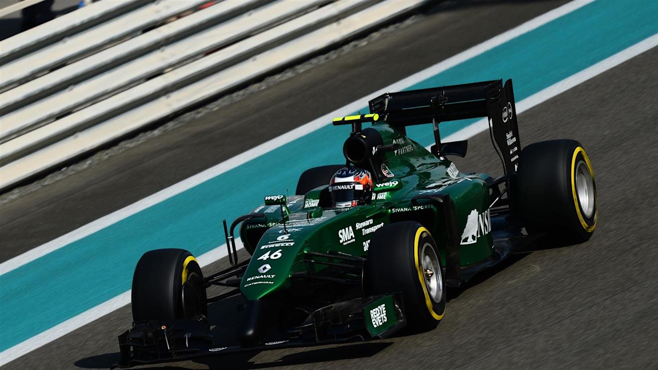 Will Stevens (GBR) Caterham CT05. Formula One World Championship, Rd19, Abu Dhabi Grand Prix, Practice, Yas Marina Circuit, Abu Dhabi, UAE, Friday, 21 November 2014
