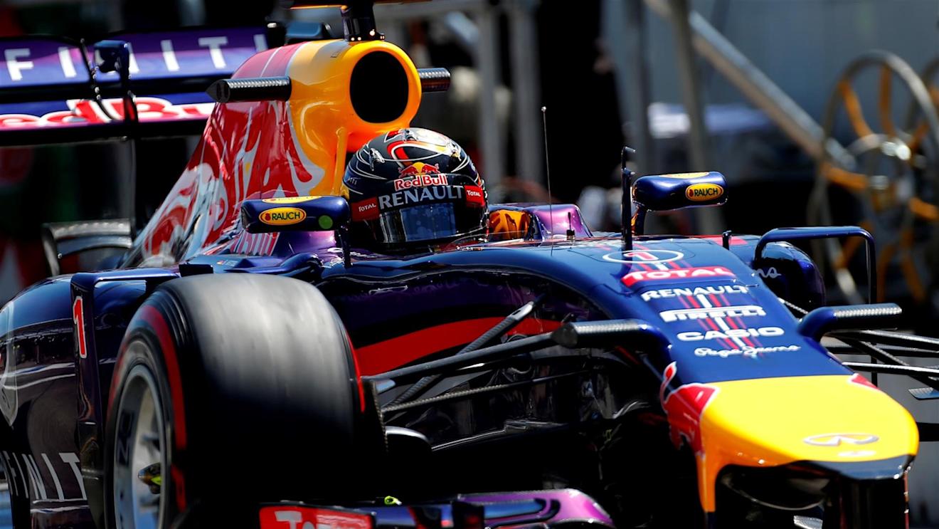 Sebastian Vettel (GER) Red Bull Racing RB10. Formula One World Championship, Rd10, German Grand Prix, Practice, Hockenheim, Germany, Friday, 18 July 2014