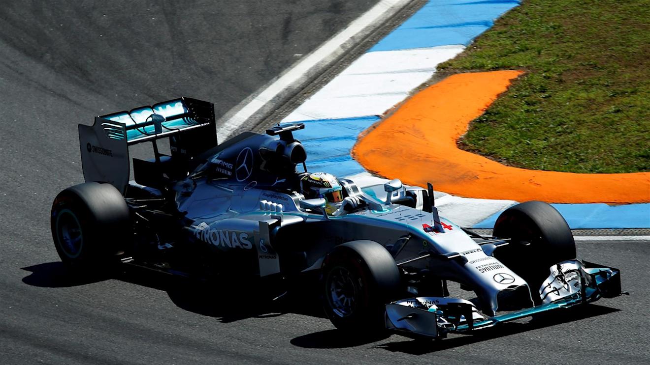 Lewis Hamilton (GBR) Mercedes AMG F1 W05. Formula One World Championship, Rd10, German Grand Prix, Qualifying, Hockenheim, Germany, Saturday, 19 July 2014