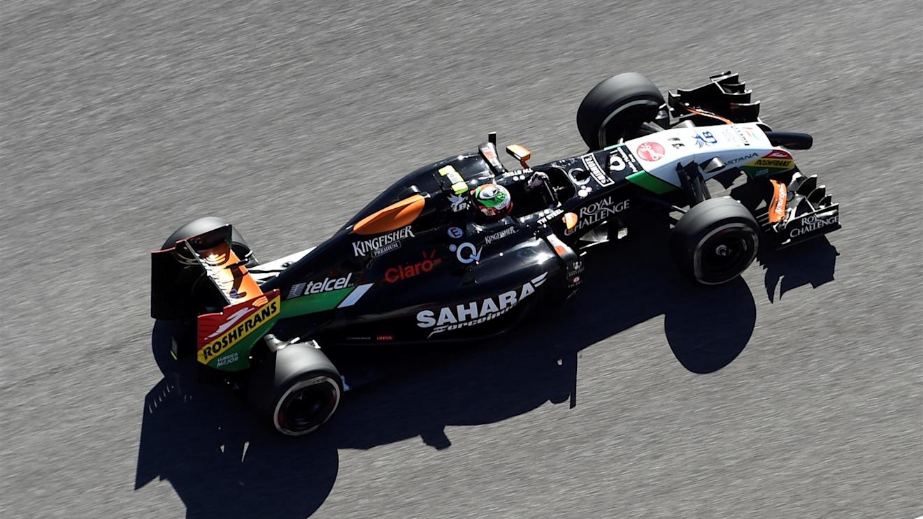 Sergio Perez (MEX) Force India VJM07. Formula One World Championship, Rd17, United States Grand Prix, Practice, Austin, Texas, USA, Friday, 31 October 2014