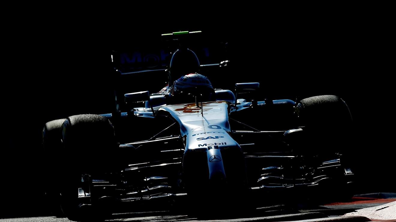 Kevin Magnussen (DEN) McLaren MP4-29. Formula One World Championship, Rd19, Abu Dhabi Grand Prix, Practice, Yas Marina Circuit, Abu Dhabi, UAE, Friday, 21 November 2014