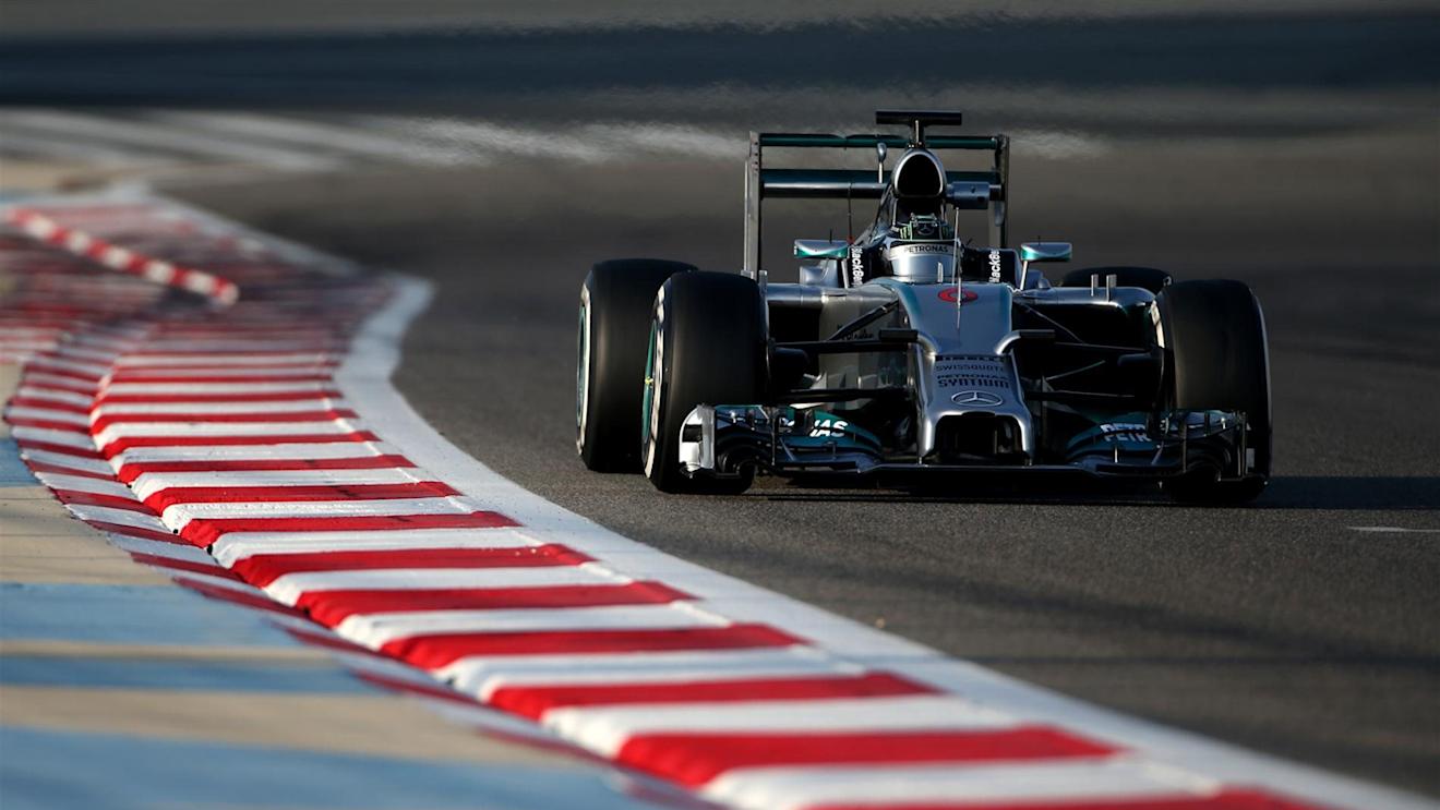 Nico Rosberg (GER) Mercedes AMG F1 W05. Formula One Testing, Day Two, Bahrain International Circuit, Sakhir, Bahrain, Thursday, 20 February 2014