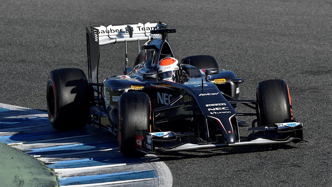 Adrian Sutil (GER) Sauber C33. Formula One Testing, Jerez, Spain, Day Three, Thursday, 30 January 2014