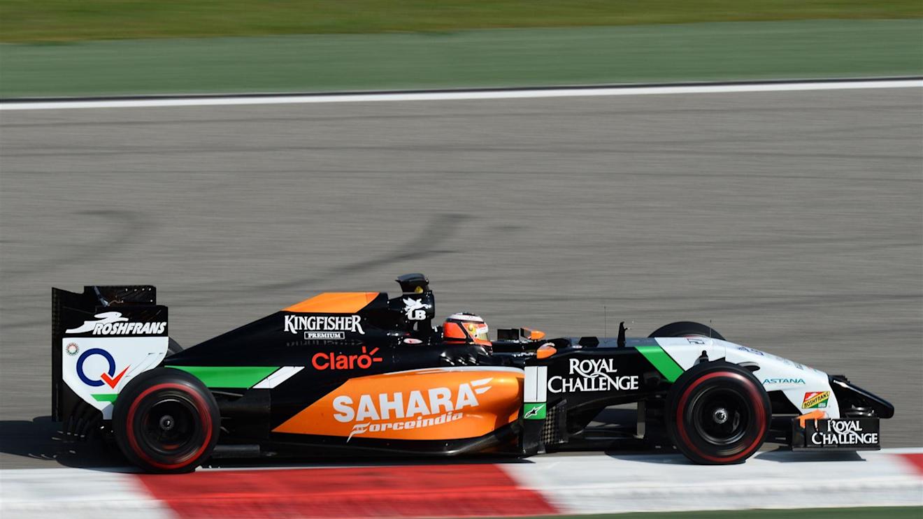 Nico Hulkenberg (GER) Force India VJM07. Formula One Testing, Day Three, Bahrain International Circuit, Sakhir, Bahrain, Saturday, 1 March 2014