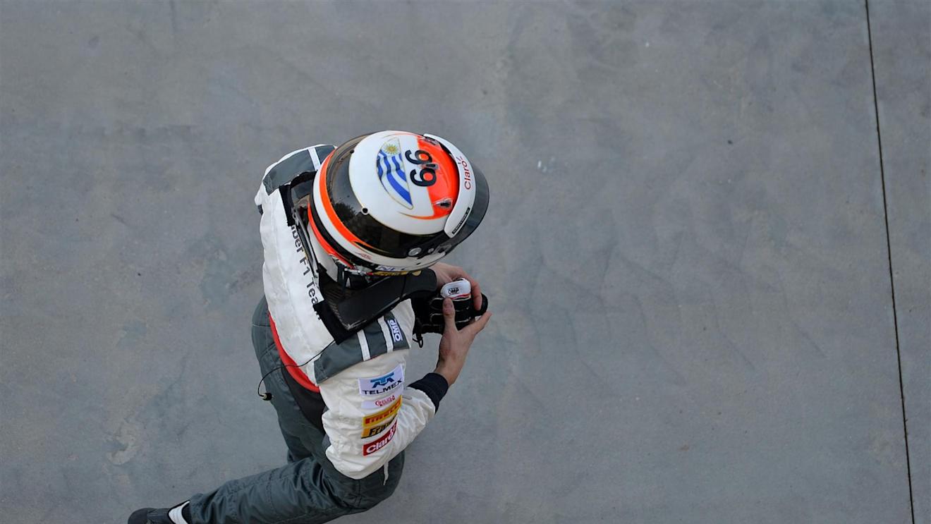 Adrian Sutil (GER) Sauber C33 walks in after an engine failure. Formula One Testing, Day Three, Bahrain International Circuit, Sakhir, Bahrain, Saturday, 1 March 2014