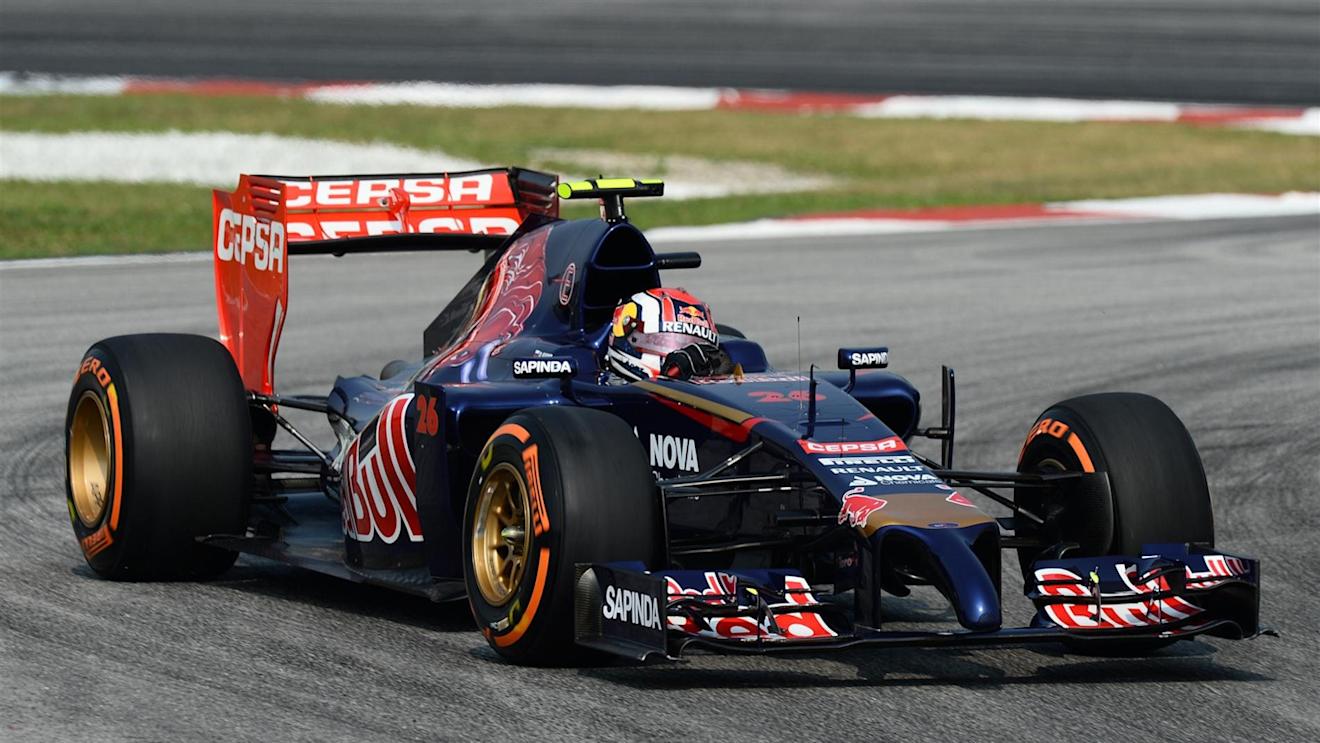 Daniil Kvyat (RUS) Scuderia Toro Rosso STR9. Formula One World Championship, Rd2, Malaysian Grand Prix, Practice, Sepang, Malaysia, Friday, 28 March 2014