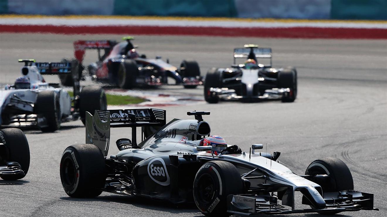 Jenson Button (GBR) McLaren MP4-29. Formula One World Championship, Rd2, Malaysian Grand Prix, Race, Sepang, Malaysia, Sunday, 30 March 2014