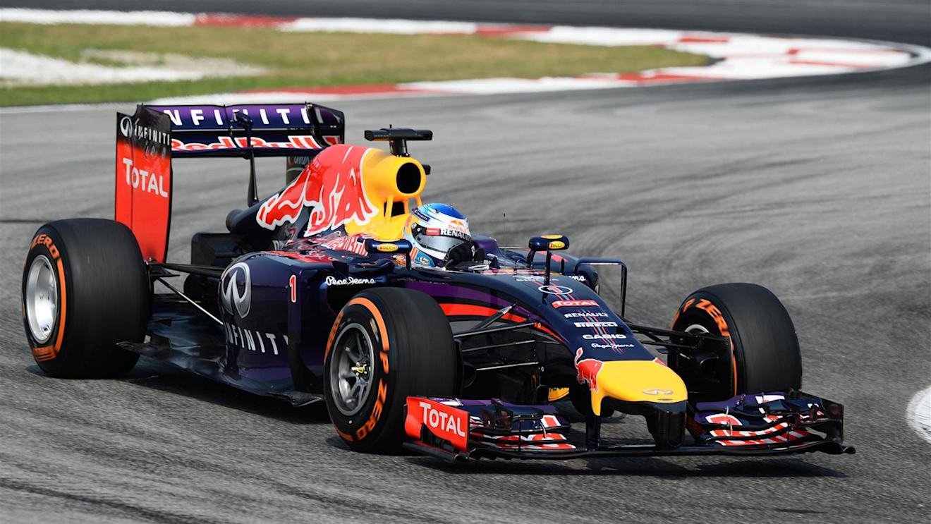 Sebastian Vettel (GER) Red Bull Racing RB10. Formula One World Championship, Rd2, Malaysian Grand Prix, Practice, Sepang, Malaysia, Friday, 28 March 2014