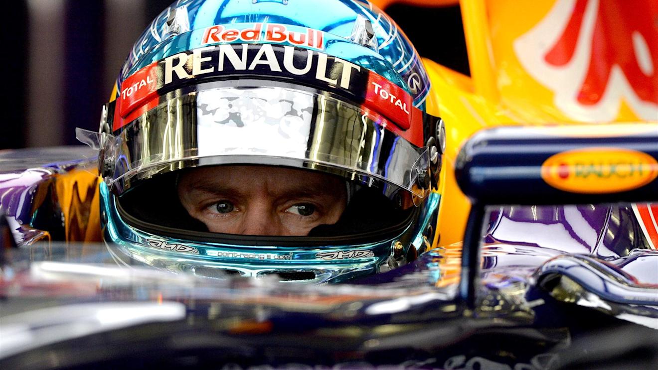 Sebastian Vettel (GER) Red Bull Racing RB10. Formula One Testing, Day Two, Bahrain International Circuit, Sakhir, Bahrain, Thursday, 20 February 2014
