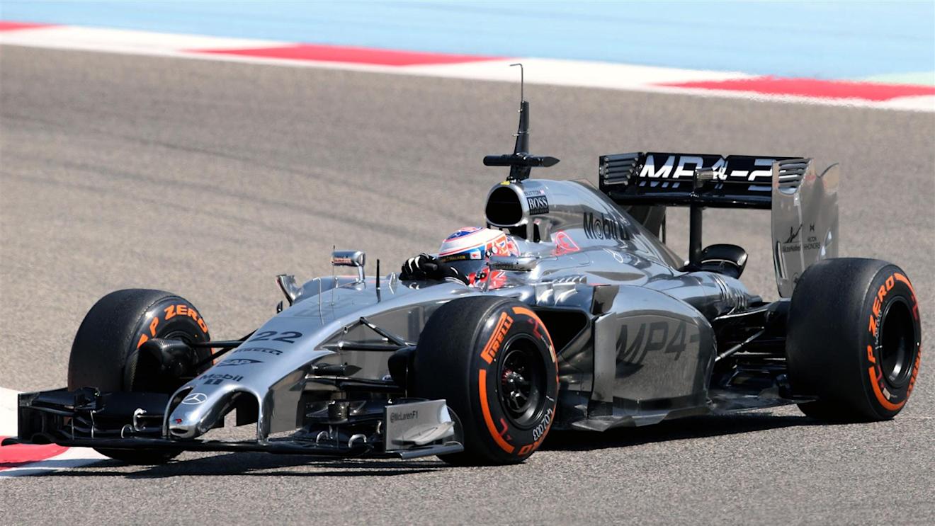 Jenson Button (GBR) McLaren MP4-29. Formula One Testing, Day Four, Bahrain International Circuit, Sakhir, Bahrain, Saturday, 22 February 2014