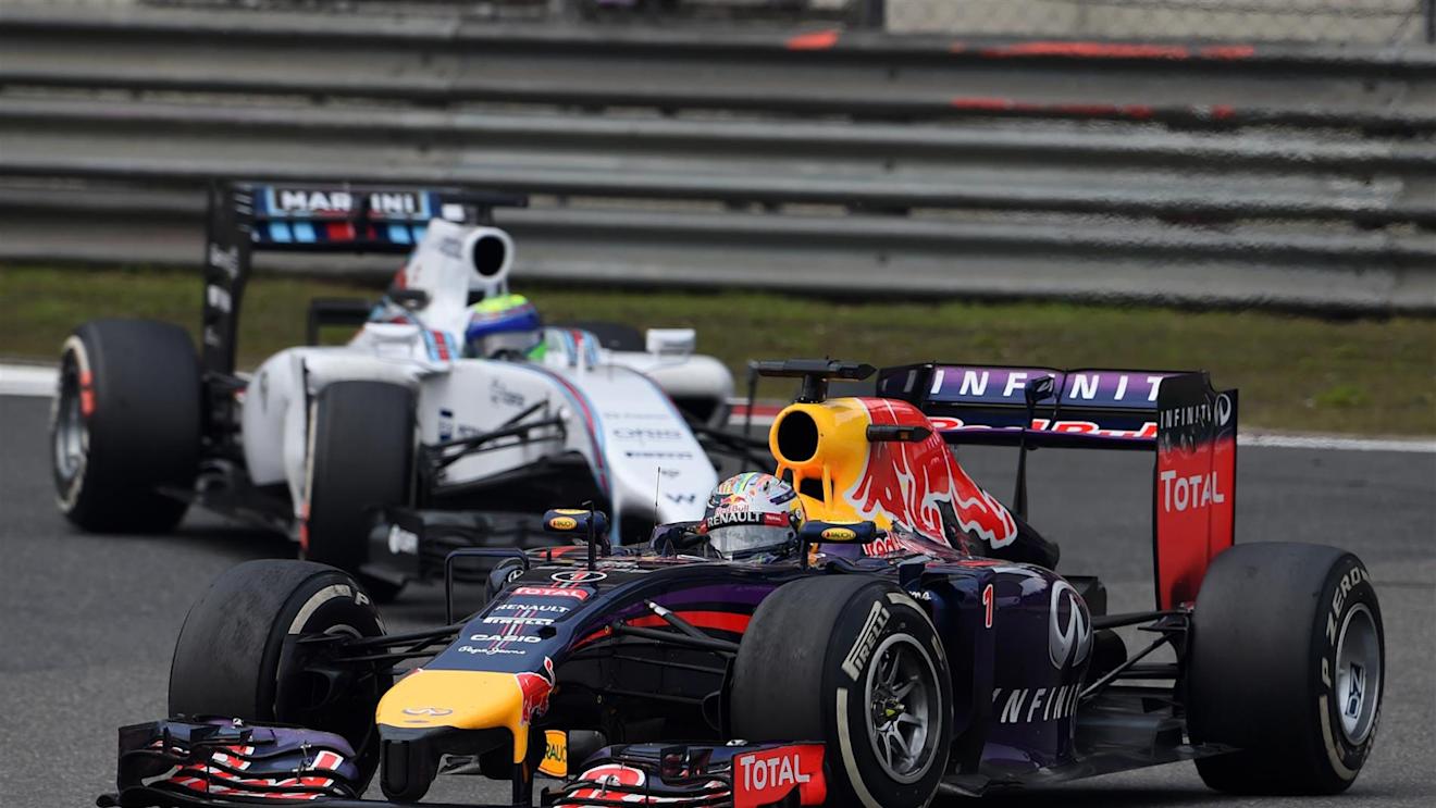 Sebastian Vettel (GER) Red Bull Racing RB10. Formula One World Championship, Rd4, Chinese Grand Prix, Race, Shanghai, China, Sunday, 20 April 2014