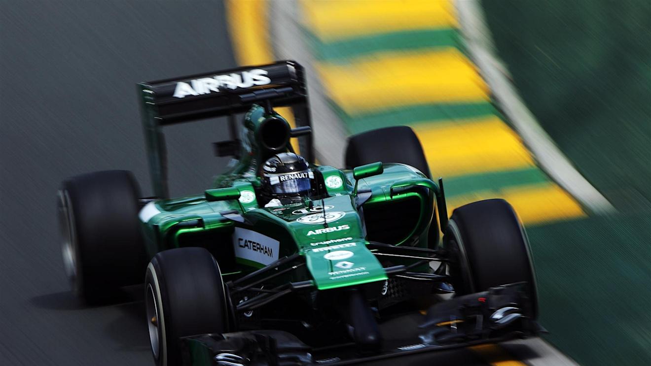 Kamui Kobayashi (JPN) Caterham CT05. Formula One World Championship, Rd1, Australian Grand Prix, Qualifying, Albert Park, Melbourne, Australia, Saturday, 15 March 2014
