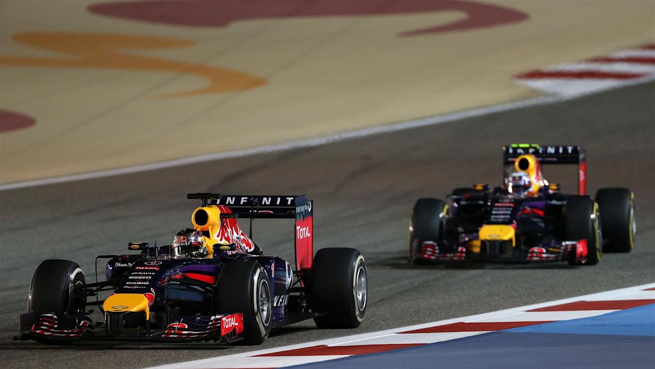 Sebastian Vettel (GER) Red Bull Racing RB10. Formula One World Championship, Rd3, Bahrain Grand Prix, Race, Bahrain International Circuit, Sakhir, Bahrain, Sunday, 6 April 2014