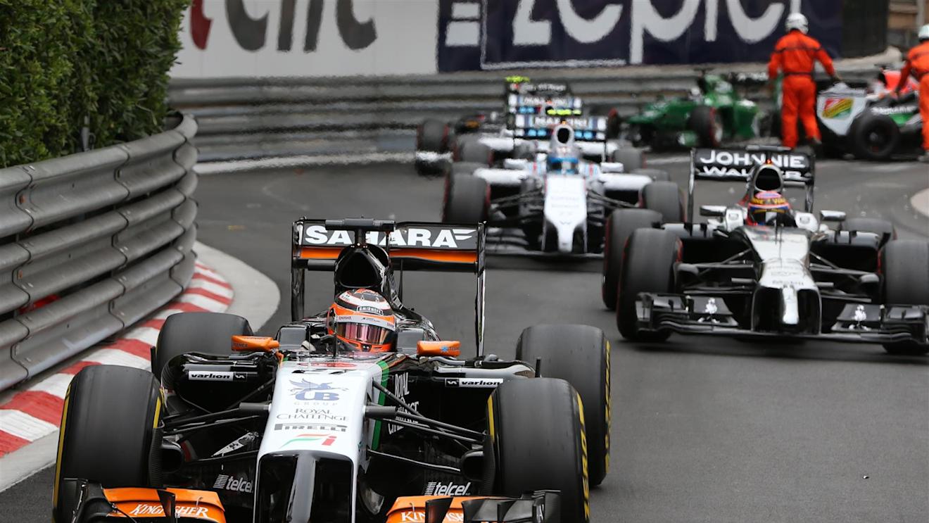 Nico Hulkenberg (GER) Force India VJM07. Formula One World Championship, Rd6, Monaco Grand Prix, Race, Monte-Carlo, Monaco, Sunday, 25 May 2014