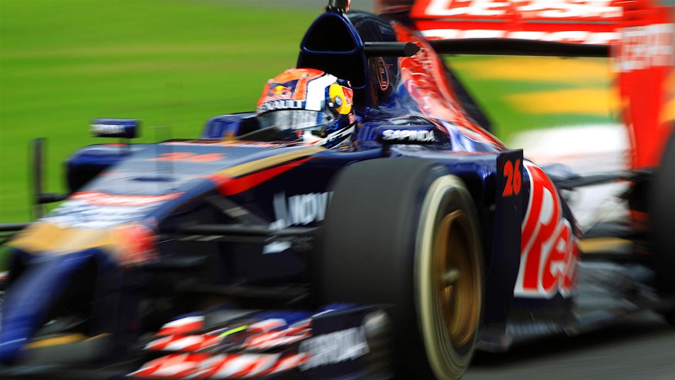 Daniil Kvyat (RUS) Scuderia Toro Rosso STR9. Formula One World Championship, Rd1, Australian Grand Prix, Qualifying, Albert Park, Melbourne, Australia, Saturday, 15 March 2014