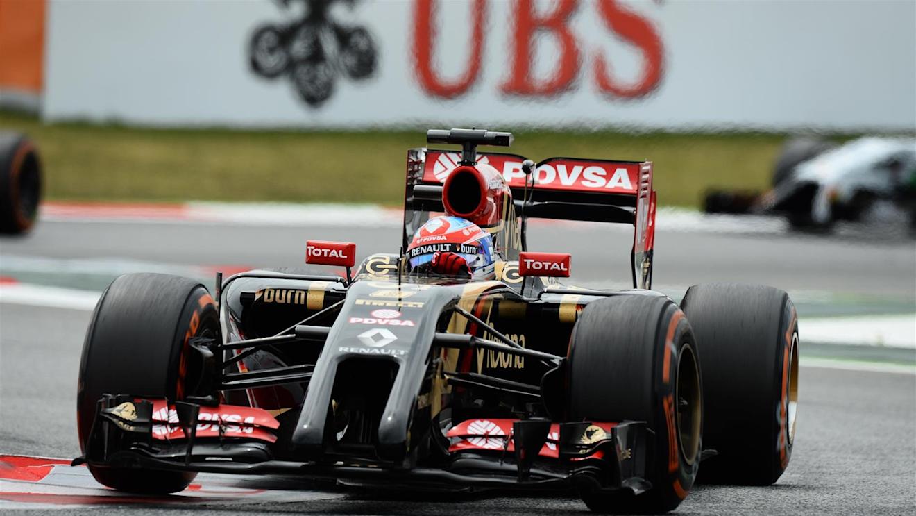 Romain Grosjean (FRA) Lotus E22. Formula One World Championship, Rd5, Spanish Grand Prix, Race, Barcelona, Spain, Sunday, 11 May 2014