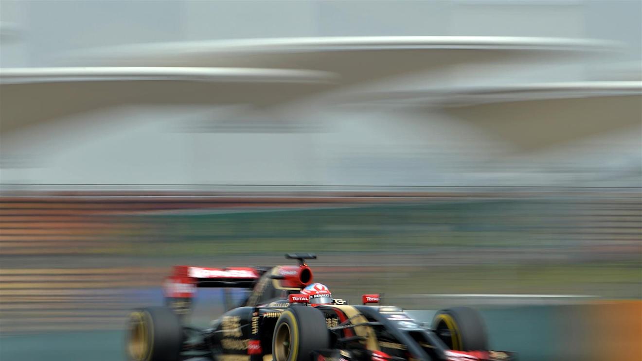 Romain Grosjean (FRA) Lotus E22. Formula One World Championship, Rd4, Chinese Grand Prix, Practice, Shanghai, China, Friday, 18 April 2014
