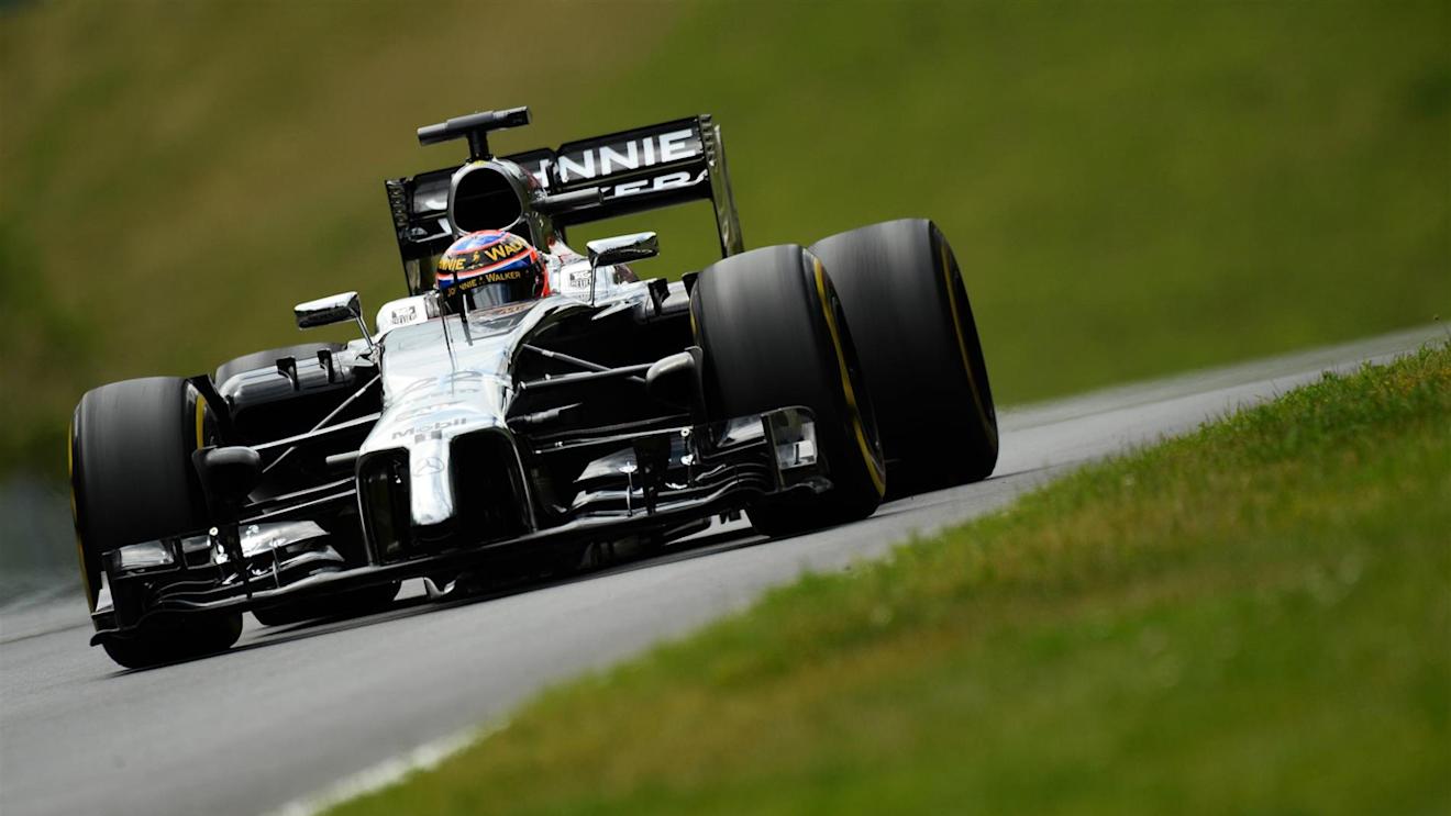 Jenson Button (GBR) McLaren MP4-29. Formula One World Championship, Rd8, Austrian Grand Prix, Practice, Spielberg, Austria, Friday, 20 June 2014