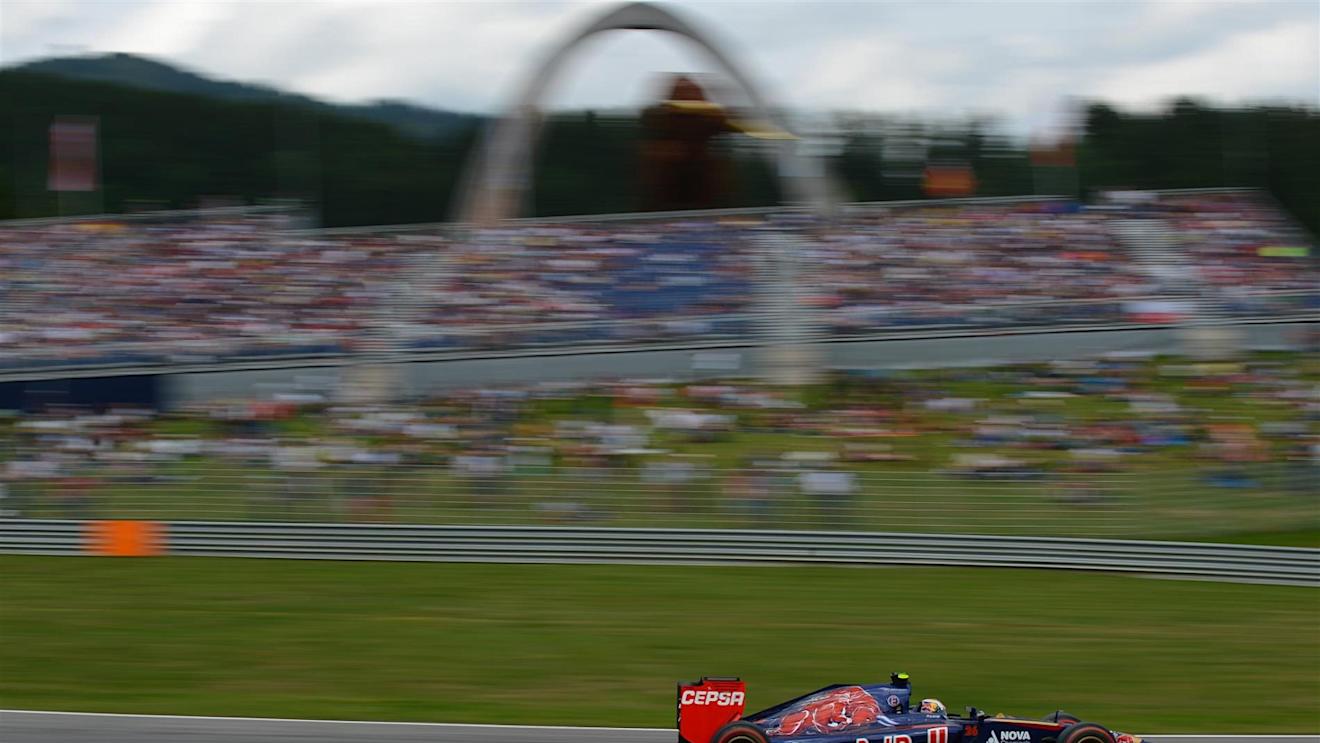 Daniil Kvyat (RUS) Scuderia Toro Rosso STR9. Formula One World Championship, Rd8, Austrian Grand Prix, Qualifying, Spielberg, Austria, Saturday, 21 June 2014