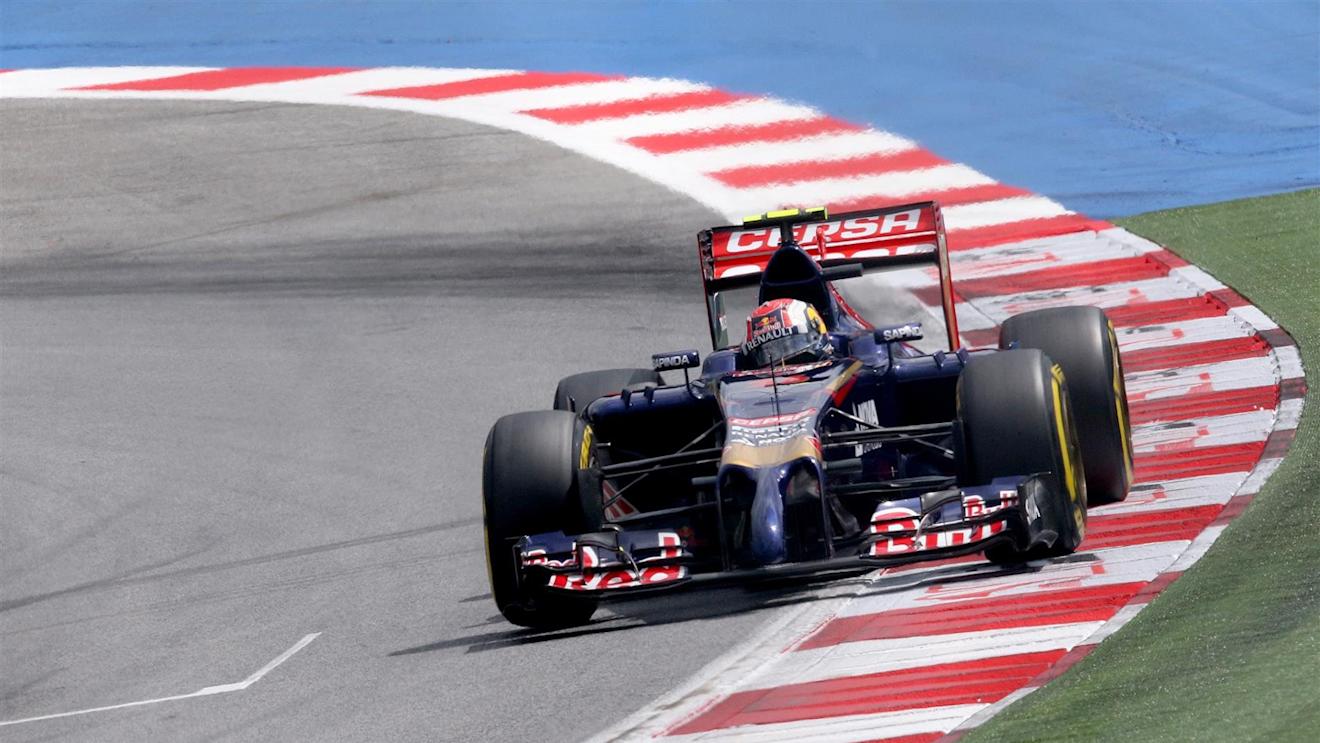 Daniil Kvyat (RUS) Scuderia Toro Rosso STR9. Formula One World Championship, Rd8, Austrian Grand Prix, Qualifying, Spielberg, Austria, Saturday, 21 June 2014