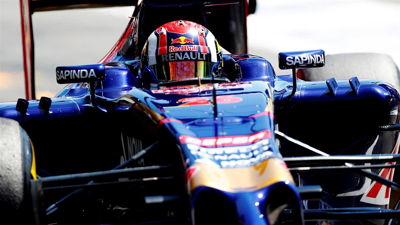 Daniil Kvyat (RUS) Scuderia Toro Rosso STR9. Formula One World Championship, Rd10, German Grand Prix, Practice, Hockenheim, Germany, Friday, 18 July 2014