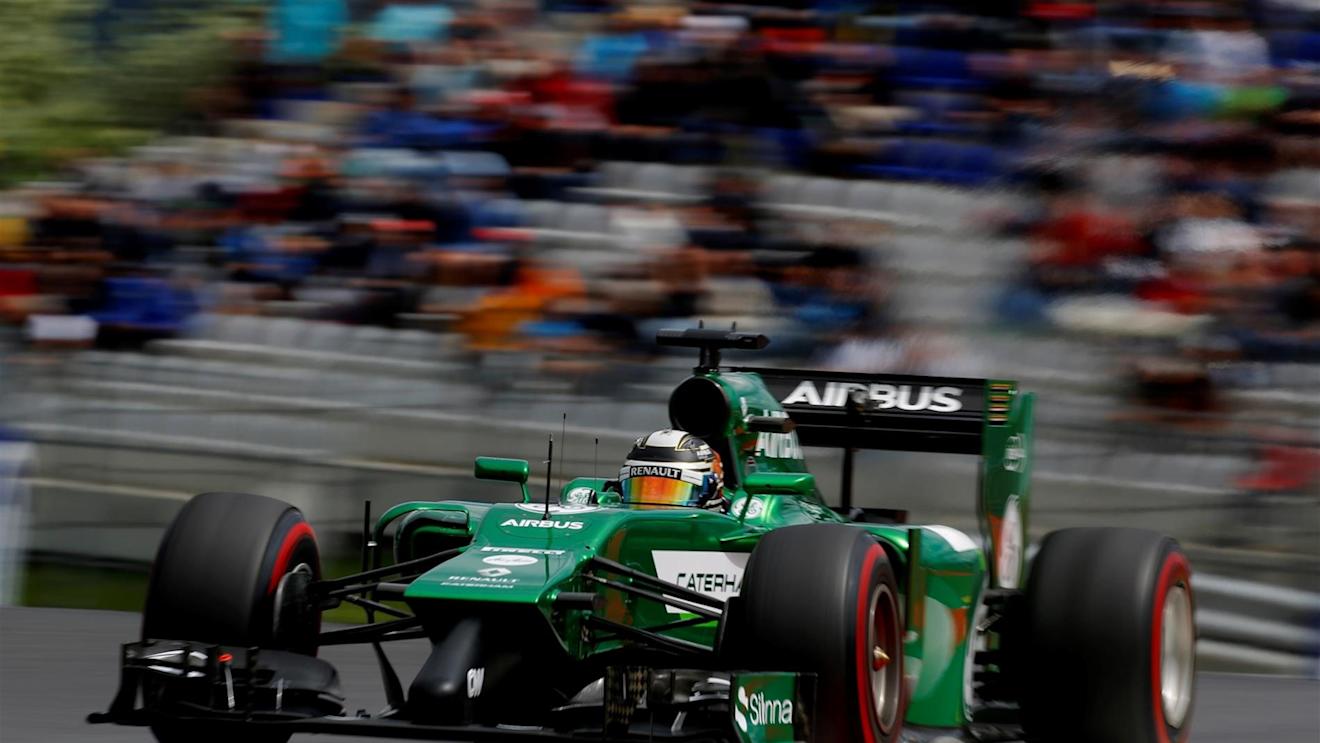 Kamui Kobayashi (JPN) Caterham CT05. Formula One World Championship, Rd8, Austrian Grand Prix, Practice, Spielberg, Austria, Friday, 20 June 2014