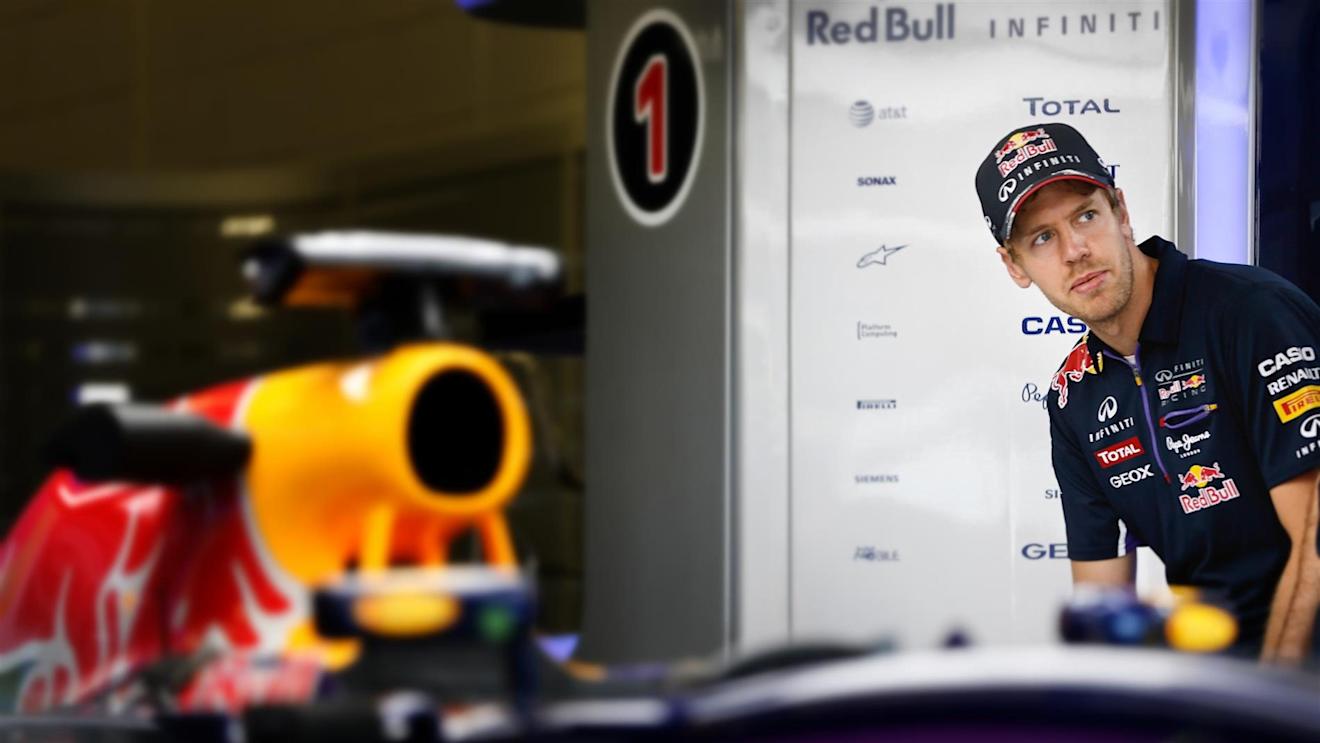 Sebastian Vettel (GER) Red Bull Racing. Formula One World Championship, Rd9, British Grand Prix, Preparations, Silverstone, England, Thursday, 3 July 2014